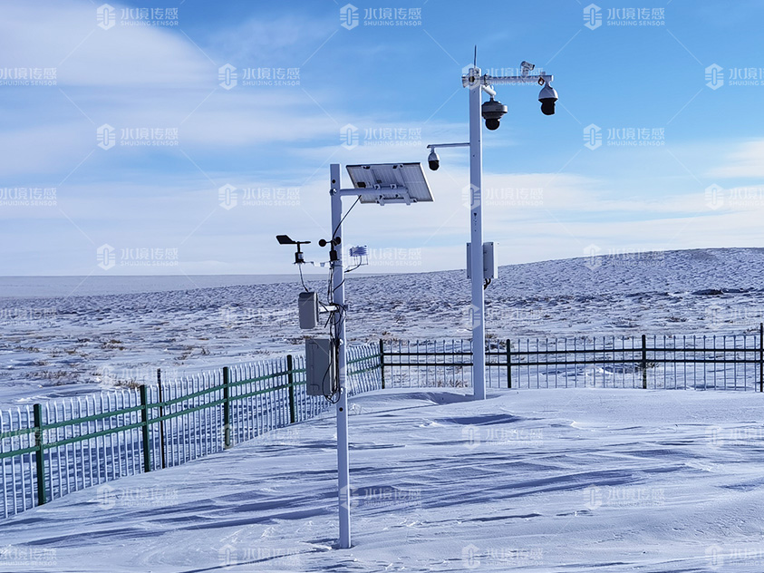 水境傳感 內蒙古某地安裝雪深監測站實例