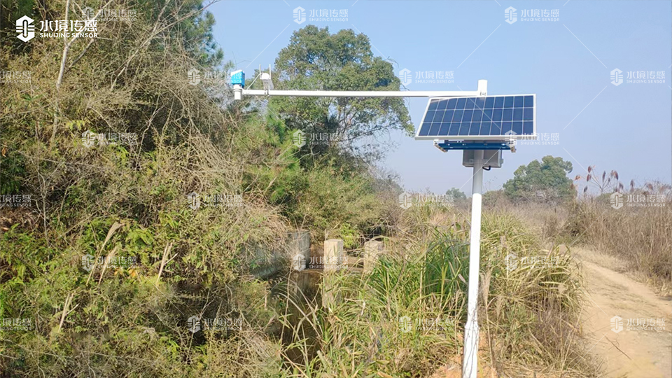 水境傳感  江西某地安裝水文監測站成功