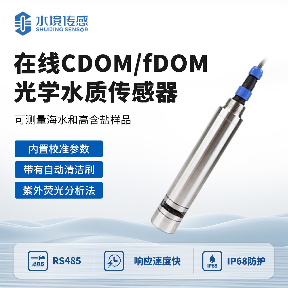 在線CDOM/fDOM光學水質監測傳感器